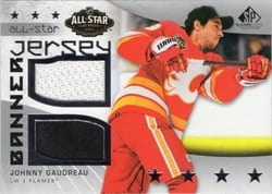 2022-23 SP Game Used 2022 NHL All-Star Game Jersey-Banner Relics Johnny Gaudreau #ASJB-GA card