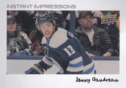 2022-23 Upper Deck Instant Impressions Johnny Gaudreau #PZ-17 card