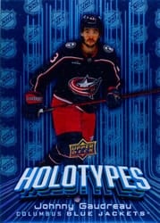 2024-25 Upper Deck Holotypes Johnny Gaudreau #HT-2 card