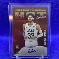2022-23 Hoops Hot Signatures Johnny Juzang #HSR-JJZ card