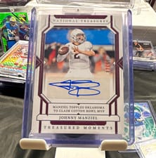 2024 Panini National Treasures Collegiate Treasured Moments Signature Johnny Manziel #TM-JM card