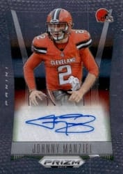 2024 Panini Prizm Deca Signatures Johnny Manziel #S-JML card