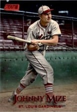 2019 Stadium Club Johnny Mize Black Foil #203 card