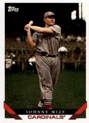 2019 Topps Archives Base Set Johnny Mize #249 card
