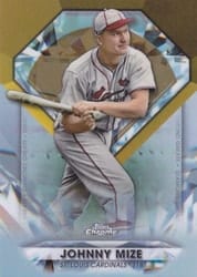 2022 Topps Chrome Update Diamond Greats Die-Cuts Johnny Mize #DGC-75 card