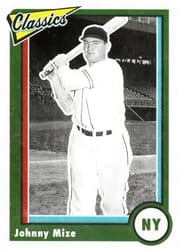 2023 Panini Chronicles Classics Johnny Mize #30 card