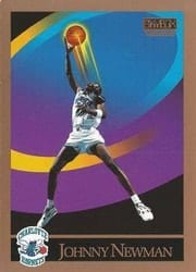1990-91 SkyBox Base Set Johnny Newman #370 card