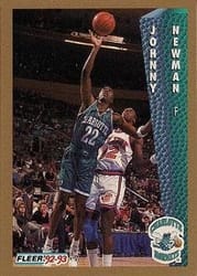 1992-93 Fleer Base Set Johnny Newman #26 card