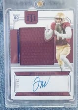 2024 Panini National Treasures Collegiate College Materials Signatures Johnny Wilson #50 card