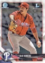 2018 Bowman Chrome Prospects JoJo Romero #BCP111 card