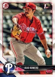 2018 Bowman Prospects JoJo Romero #BP111 card
