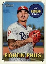 2018 Topps Heritage Minor League Base Set JoJo Romero #92 card