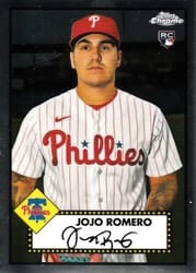 2021 Topps Chrome Platinum Anniversary Base Set JoJo Romero #78 card