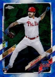 2021 Topps Chrome Sapphire Edition Base Set Jojo Romero #508 card