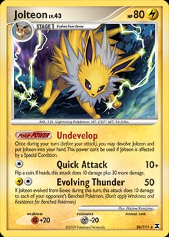 Rising Rivals Jolteon #26 card
