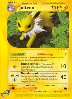 Skyridge Jolteon #13 card