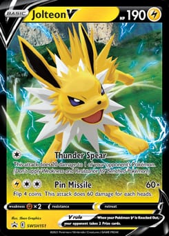 2019 SWSH Black Star Promos Jolteon V #SWSH151 card