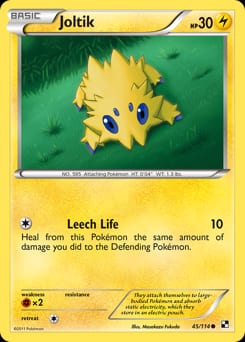 2011 Black & White Joltik #45 card