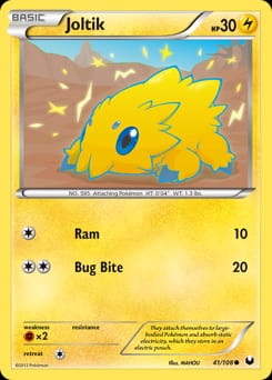 Dark Explorers Joltik #41 card