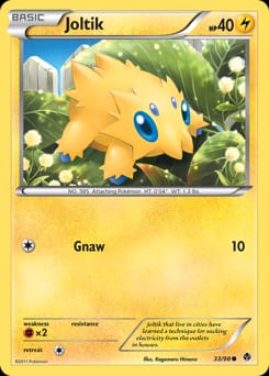 2011 Emerging Powers Joltik #33 card