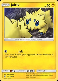 2019 Unified Minds Joltik #61 card
