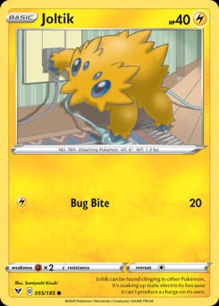 2020 Vivid Voltage Joltik #55 card
