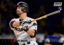 2020 Stadium Club Chrome Base Set Jon Berti #375 card
