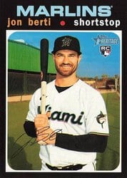 2020 Topps Heritage Base Set Jon Berti #540 card