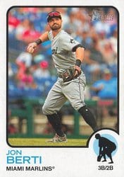 2022 Topps Heritage Base Set Jon Berti #638 card