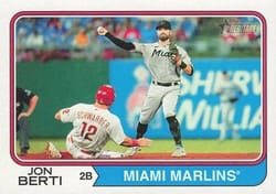 2023 Topps Heritage Base Set Jon Berti #53 card