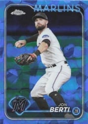 2024 Topps Chrome Sapphire Edition Base Set Jon Berti #524 card