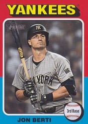 2024 Topps Heritage Base Set Jon Berti #655 card