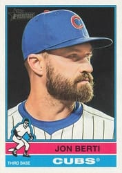 2025 Topps Heritage Base Set Jon Berti #667 card