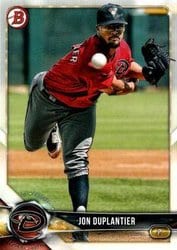 2018 Bowman Draft Base Set Jon Duplantier #BD-108 card