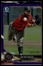 2018 Bowman Draft Jon Duplantier #BDC-108 card