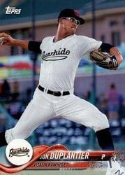 2018 Topps Pro Debut Base Set Jon Duplantier #142 card