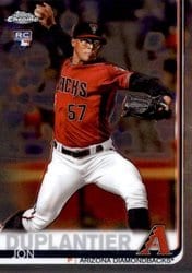 2019 Topps Chrome Update Base Set Jon Duplantier #19 card