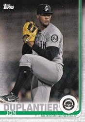 2019 Topps Pro Debut Base Set Jon Duplantier #192 card