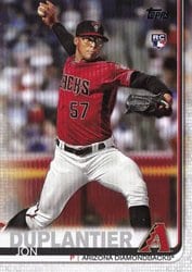 2019 Topps Update Base Set Jon Duplantier #US244 card