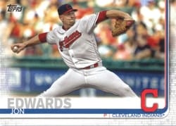 2019 Topps Base Set Jon Edwards #528 card