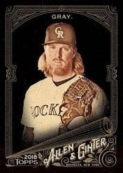 2018 Topps Allen & Ginter X Base Set Jon Gray #178 card