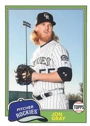 2018 Topps Archives Base Set Jon Gray #215 card