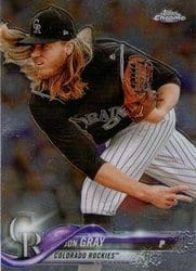 2018 Topps Chrome Base Set Jon Gray #171 card
