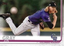 2019 Topps Base Set Jon Gray #73 card