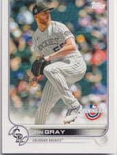 2022 Topps Opening Day Base Set Jon Gray #209 card