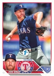 2023 Topps 1st Edition Base Set Jon Gray #73 card