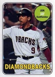 2018 Topps Heritage Base Set Jon Jay #658 card