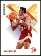 1991-92 SkyBox Base Set Jon Koncak #3 card