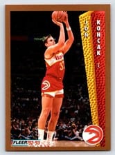 1992-93 Fleer Base Set Jon Koncak #4 card
