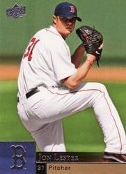 2009 Upper Deck Base Set Jon Lester #55 card